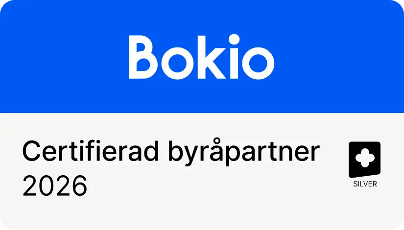 Bokio Certifierad byråpartner 2026 Silver