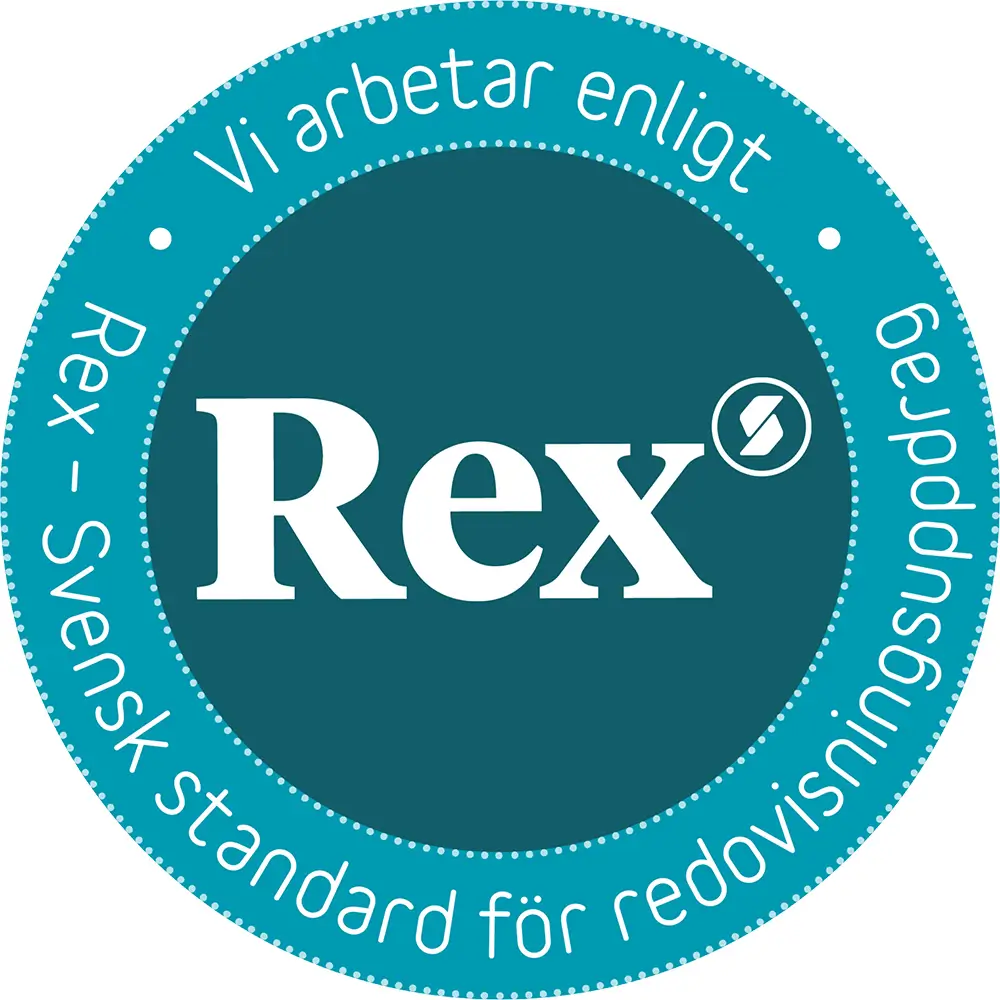 Rex - Vi arbetar enligt Svensk standard för redovisningsuppdrag